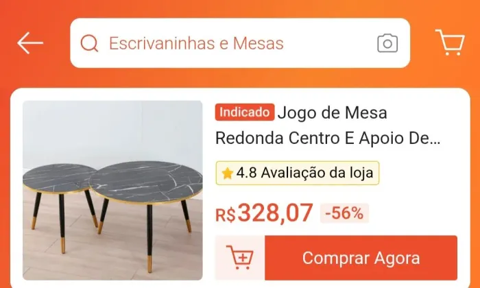 Vendo jogo mesinha redondo 