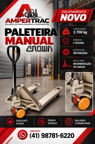 VENDE-SE PALETEIRA MANUAL
