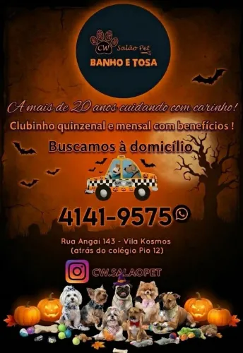 CW SALÃO PET - BANHO E TOSA