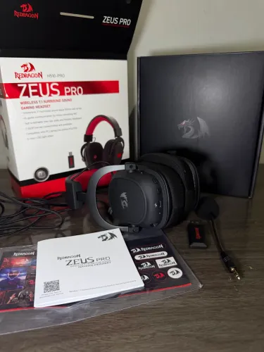 Headset Gamer Redragon Zeus Pro H510-PRO Wireless 7.1