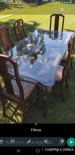 Mesa de Jantar com 8 cadeiras