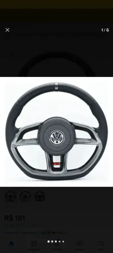Volante VW GTI sem uso