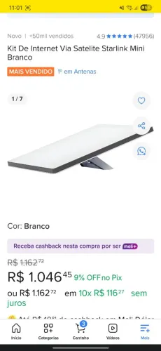 Alugo Star Link móvel