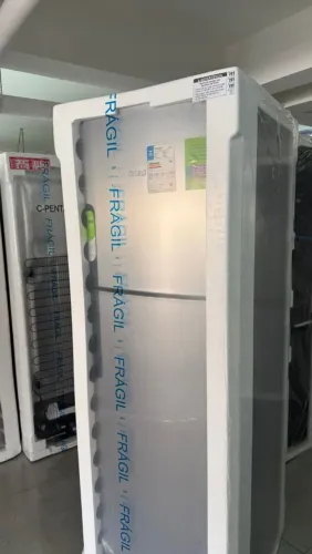Geladeira Consul 377l Frost Free Duplex Inox 127V - CRM44MK nova<br>