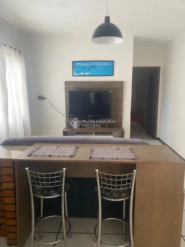.Apartamento mobiliado para locação com 1 quarto e 1 vaga coberta no bairro Igara
