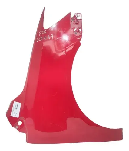 Paralama Dianteiro Direito Fox Spacefox Crossfox 2015 2021 Vermelho