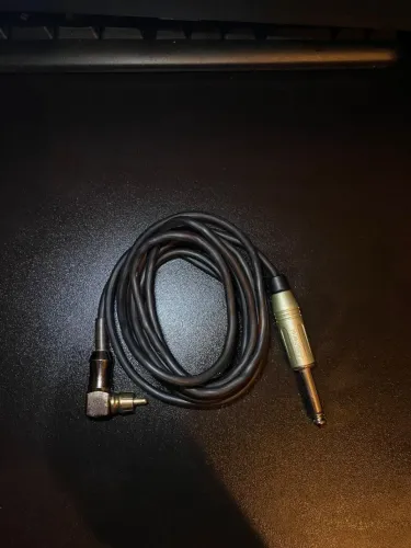 Cabo RCA Angulado 90° Electric Ink