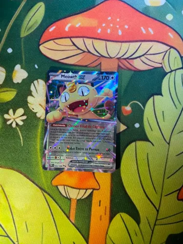 Meowth ex 062/088 parece amassada mais garanto que n está