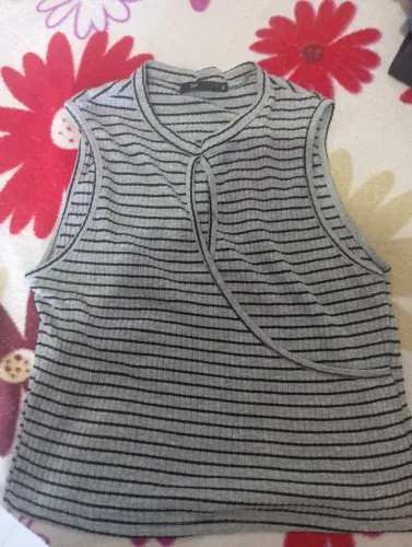 Camisa listrada feminina