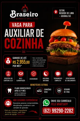 Auxiliar Cozinha