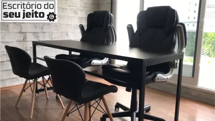 Mesa de Escritório 1,80m NOVA Estilo Industrial Multiuso Computador Gamer Notebook Office