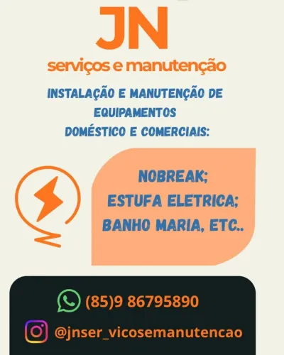 Manutenção e instalação de equipamentos doméstico e comerciais. 