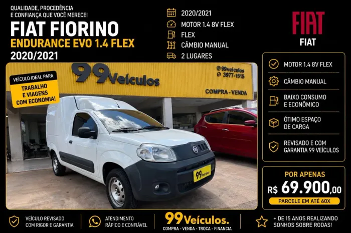 Fiat Fiorino Endurance EVO 1.4 Flex 8V 2P 2021