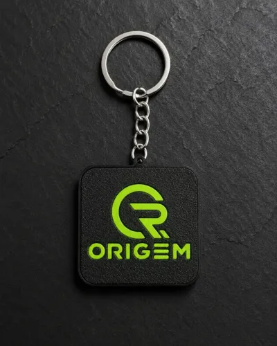 Chaveiro NFC Personalizado com Logo da Empresa | Impressão 3D | Cartão Digital WhatsApp In