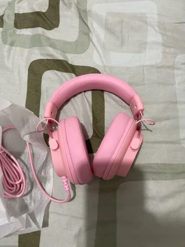 Headset Gamer Havit H2015SE Rosa 3.5mm com Microfone