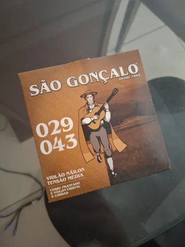 cordas para violao de nailon tensão média 029043