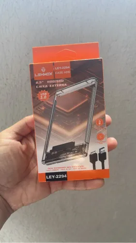 Case para HD/SSD conexão 3.0 USB. *R$ 25,00* revenda a partir de 10und.