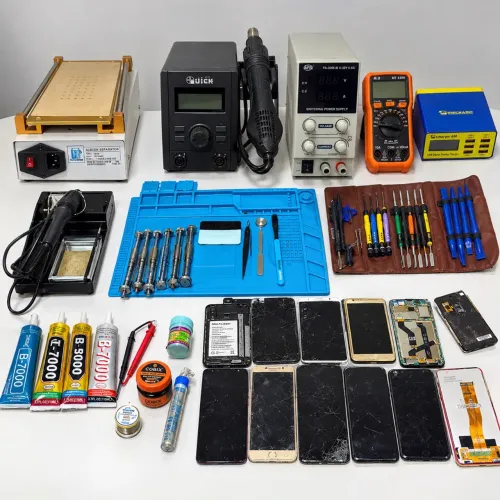 Kit Completo para Assistência Técnica de Celulares + Máquinas e Ferramentas