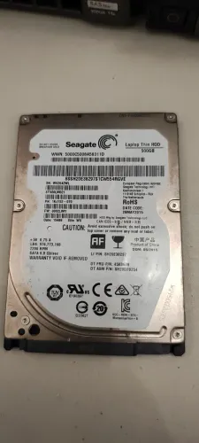 HD Sata 500 gb para notebook Seagate