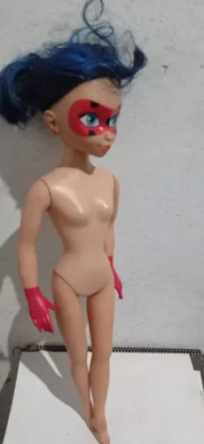 Boneca antiga super-herói ladybug miraculous ioiô 52 cm