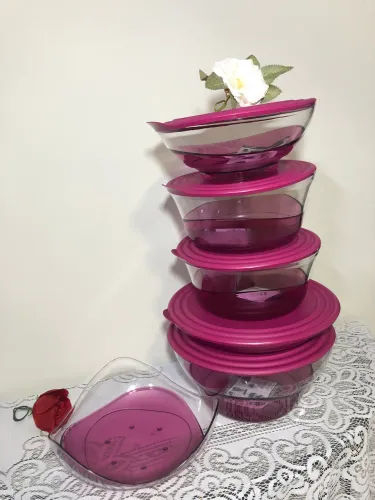 Tupperware,tapetes,sousplat,centro de mesa.etc