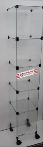 Vitrine Torre com Rodas em 12x sem juros no cartão de crédito