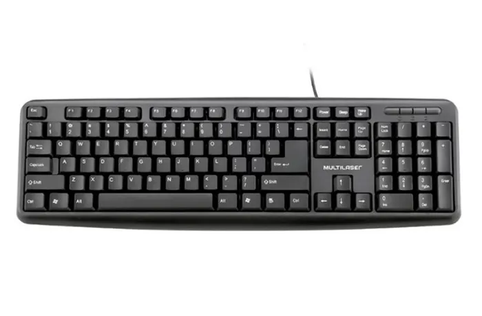 Teclado usb slim preto TC065 (Honestidade e Qualidade Distribuidora JK Eletrônicos)