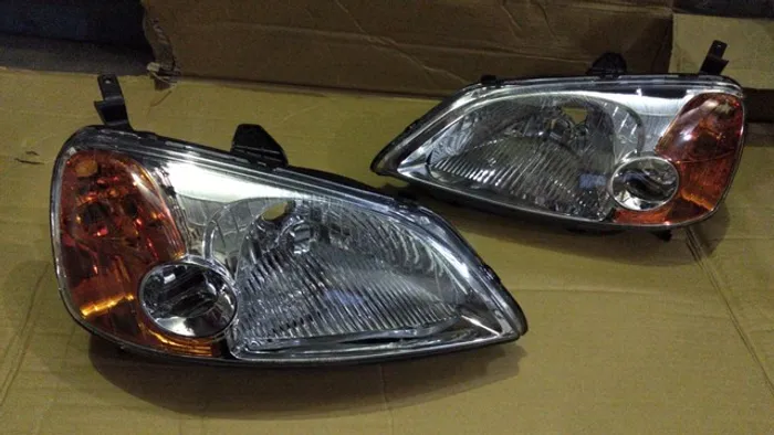 Farol e painel frontal mini frente Honda Civic 2001/2002/2003