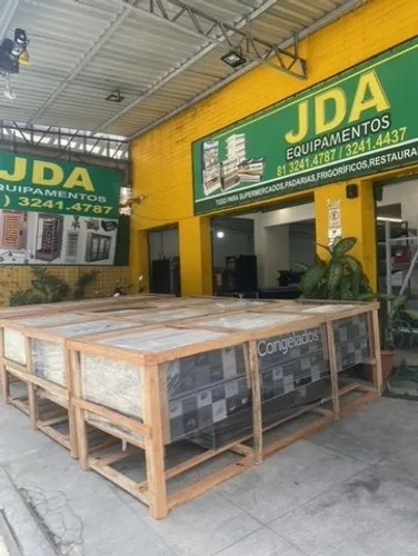 Ilha/ freezer para produtos congelados supermercado/com 2 anos de garantia