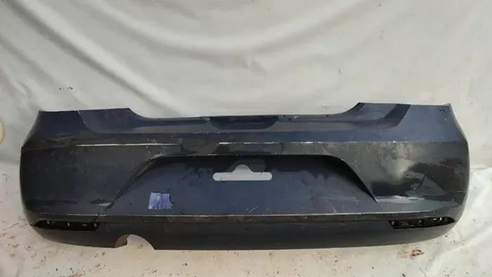 Parachoque Traseiro Vw Fox 2011/2014 Preto com detalhe
