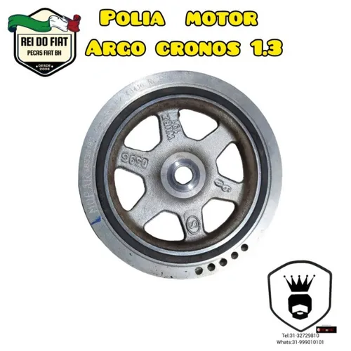 polia motor argo cronos 1.3