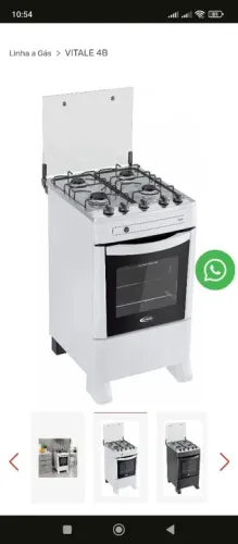FOGÃO 4 BOCAS AUTOMÁTICO NOVO 