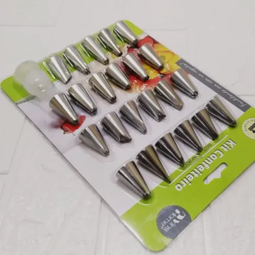 Kit Confeiteiro Decorador Bico P/confeitar 24pçs Ct2902