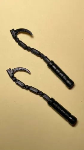 Marvel Legends / G.I.JOE classified - 1 par de acessórios altura 4 cm p/ bonecos ninjas