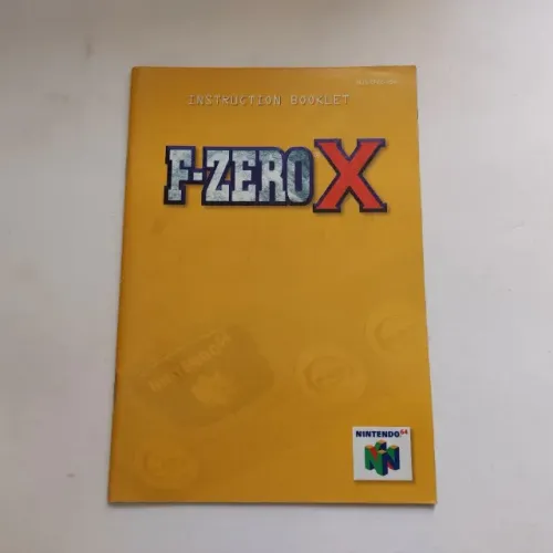 Manual F zero X Nintendo 64 original