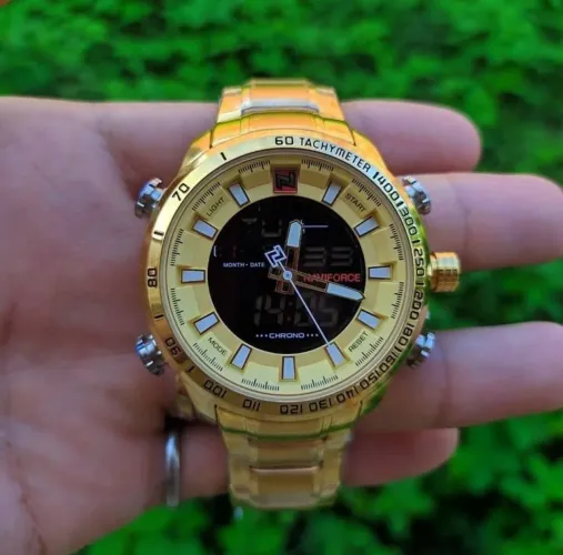 Relógio Naviforce Dourado