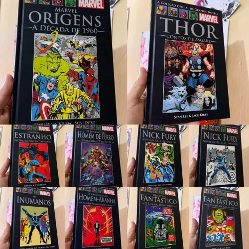 Salvat 1 ao 10 Coleção Oficial de Graphic Novels Marvel, A - Clássicos /Salvat