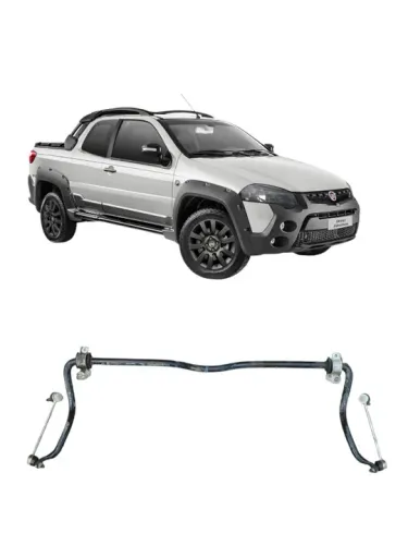 Barra estabilizadora Fiat Strada 1.8 Etorq 2010 a 2015