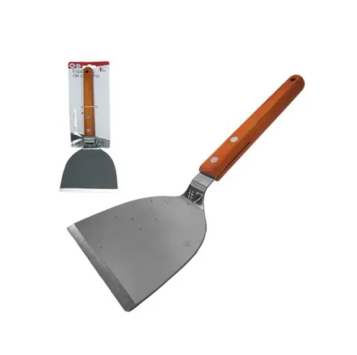\Espatula de Cozinha Inox com Cabo de Madeira Top House