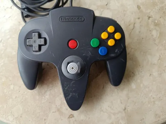 Controle Original Nintendo 64 Original Preto