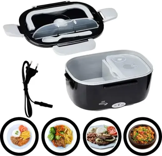 Marmita Térmica Elétrica aquecedora de Alimentos Verduras e Legumes portátil com Tomada 11