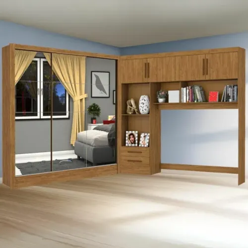 Modulado 4 Portas + Guarda-Roupa 3 Portas tt3388m