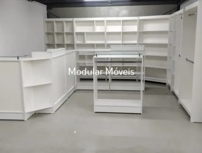 Balcão, Prateleiras, Colmeia, Cabideiro - Completo Direto da Fábrica 