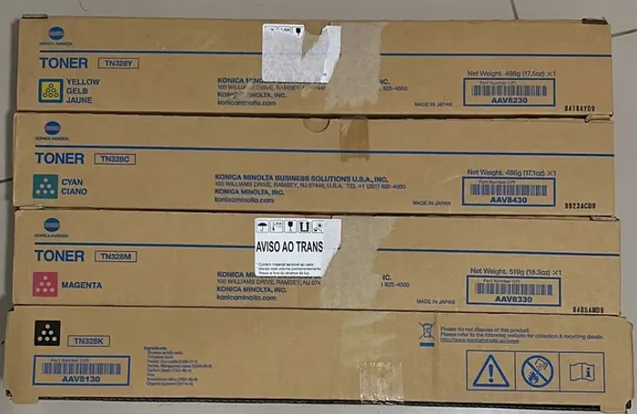 Kit Toner Konica Tn-328 Original Bizhub C250i C300i C360i