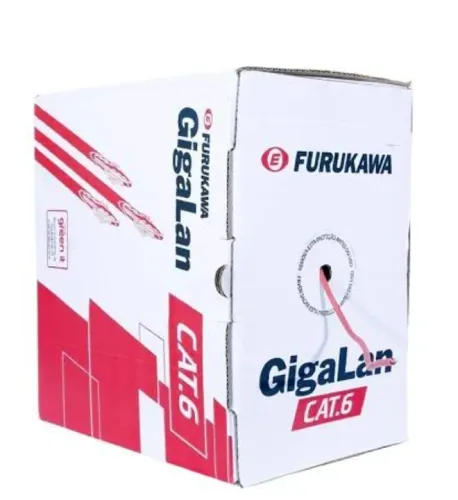 Caixa de cabo Furukawa cat6 Gigalan Vermelha 305 Metros 