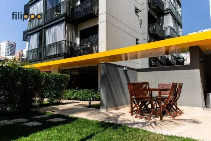 Apartamento com 1 dormitório para alugar, 31 m² por R$ 3.690,00/mês - Chácara Klabin - São