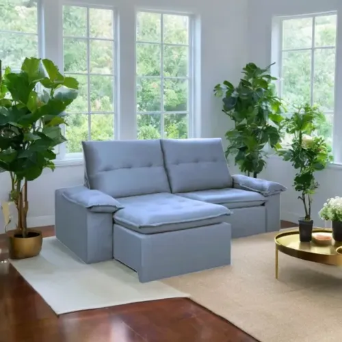 Sofa Retratil Parma 4 Lugares