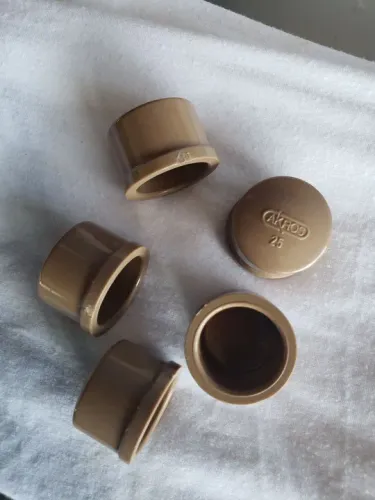 20 caps pvc marrom 25mm