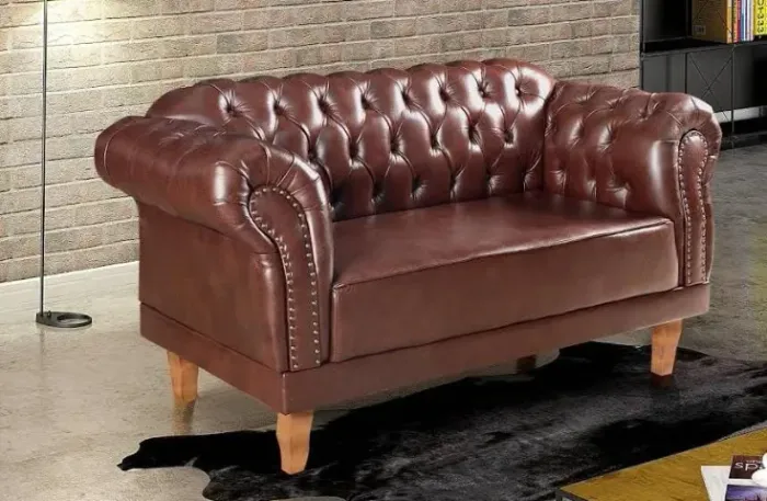Sofá Chesterfield 2 lugares