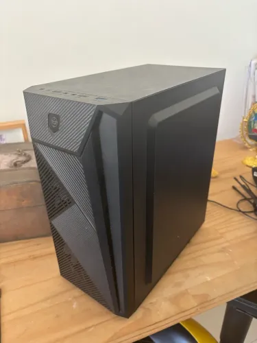 Gabinete Gamer TGT Erion RGB Lateral Acrilico Com 2 Fans Preto